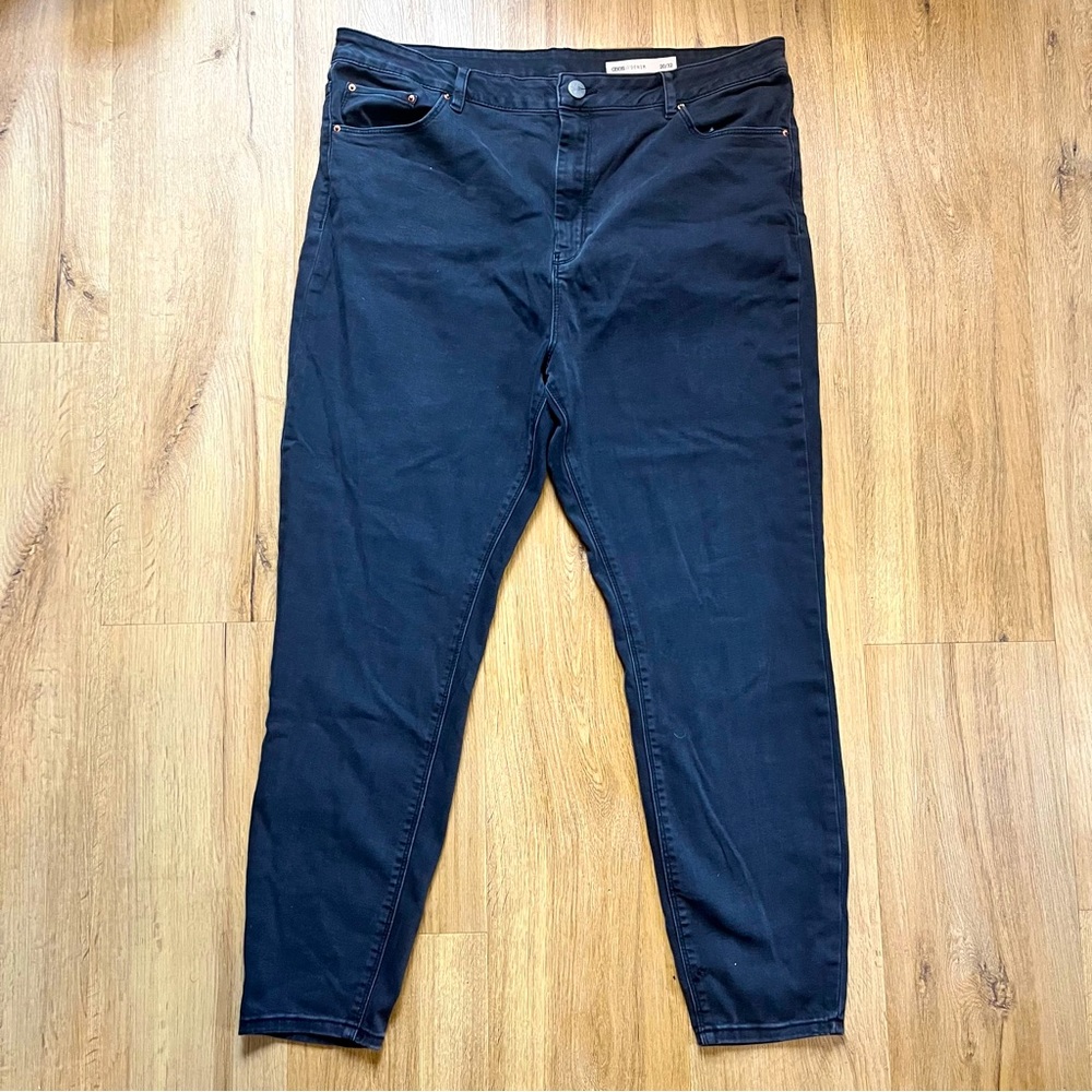 ASOS Curve high rise skinny jeans, black size 20-32
